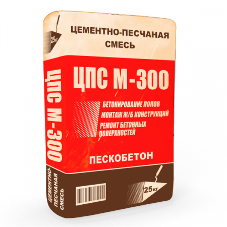 Цементно-песчаная смесь М-300 (25 кг) Розница